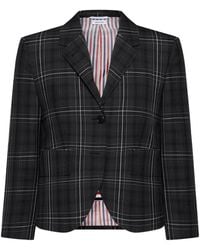 Thom Browne - Plaid Blazer - Lyst