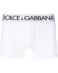 Dolce & Gabbana - Logo-Waistband Stretch Boxers - Lyst