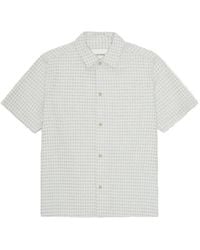 Les Deux - Seersucker Short-Sleeve Shirt - Lyst