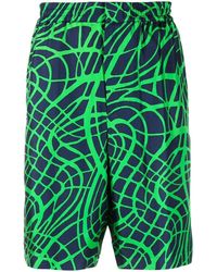 Moschino - Graphic-Print Tailored Shorts - Lyst