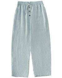 Studio Nicholson - Attis Drawstring Patch Pocket Trousers - Lyst