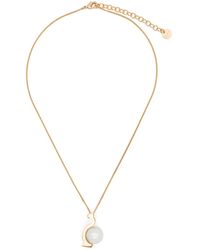 Ferragamo - Collier À Pendentif Logo - Lyst
