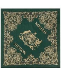 Stetson - Paisley-Print Logo-Print Scarf - Lyst