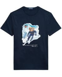 Polo Ralph Lauren - Camiseta con estampado gráfico - Lyst