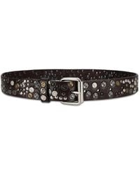小物 Archive Dries Van Noten Silver Belt Dries Van Noten Men's' Pony Hair Belt in Grey | LN-CC®