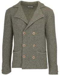 Al Duca d'Aosta - Double-Breasted Cardigan - Lyst