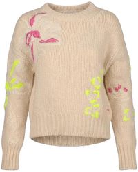 Valentino Garavani - Floral Embroidered Sweater - Lyst