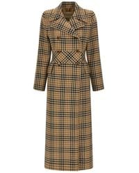 Valentino Garavani - Houndstooth Wool Coat - Lyst