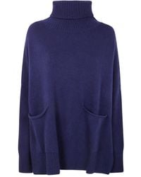 Ma'ry'ya - Two-Pocket Roll-Neck Sweater - Lyst