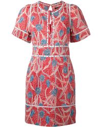 Isabel Marant Printed Umbria Dress - Rood
