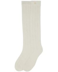 Valentino Garavani - Vlogo Perforated Socks - Lyst