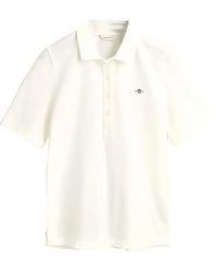 GANT - Polo Con Ricamo - Lyst