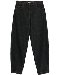 Rochas - Logo-Embroidered Jeans - Lyst