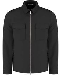 Marco Pescarolo - Flap-Pocket Zip Overshirt - Lyst