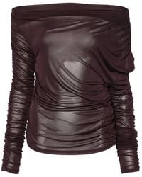Gestuz - Ruched Off-Shoulder Top - Lyst