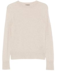 Aragona - Ribbed-Trim Crew Neck Sweater - Lyst