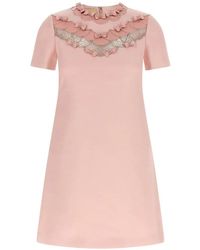 Valentino Garavani - Robe Crêpe Couture - Lyst
