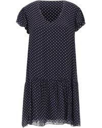 Kaos - Polka-Dot Midi Dress - Lyst