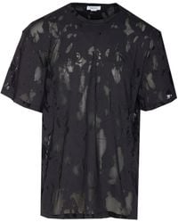 McQueen - Schwarzes Baumwoll-T-Shirt - Lyst