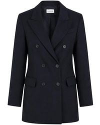 P.A.R.O.S.H. - Double-Breasted Peak-Lapel Jacket - Lyst