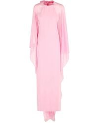 Alberta Ferretti - Kleid mit rundem Ausschnitt - Lyst