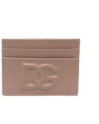 Dolce & Gabbana - Card Holder With Embossed Dg Logo - Lyst