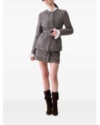 Liu Jo - Tweed Mini Skirt - Lyst