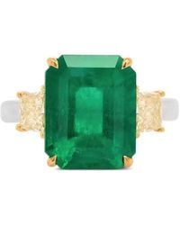 HYT Jewelry - Emerald And Diamond Ring - Lyst