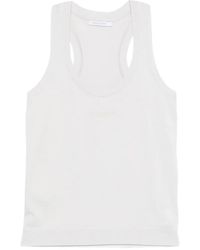 Patrizia Pepe - Racerback Jersey Tank Top - Lyst