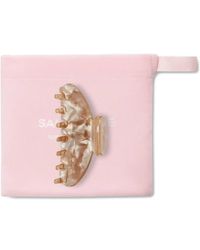 Salt & Wave - Caramel Moon Marbled Hair Clip - Lyst