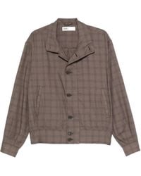Our Legacy - Mock Plaid-Pattern Jacket - Lyst