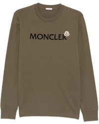 Moncler - Casual Long Sleeve Logo Tee - Lyst