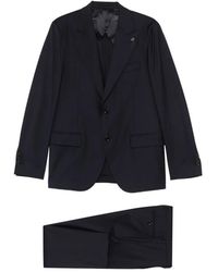Lardini - Button Single-Breasted Suit - Lyst