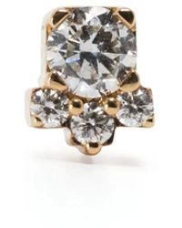 Sophie Bille Brahe - River Trois ダイヤモンド ピアス 18kイエローゴールド - Lyst