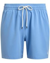 Polo Ralph Lauren - Short De Bain Traveler À Logo Brodé - Lyst