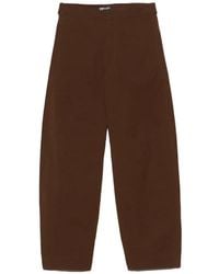 Bimba Y Lola - Oak Barrel-Leg Trousers With Adjustable Waist - Lyst