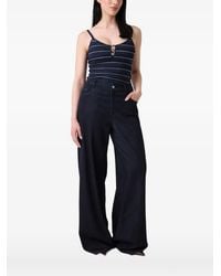 Guess - Striped Knit Top - Lyst