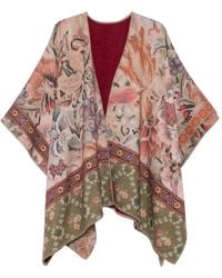 Pierre Louis Mascia - Floral-Patterned Wool Cape - Lyst