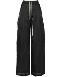 Rick Owens - Pressed-crease Straight Trousers - Lyst