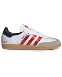 adidas - X Coca-Cola Samba Og Lace-Up Leather Sneakers - Lyst