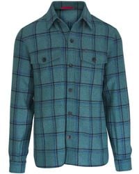 Isaia - Check-pattern Shirt - Lyst