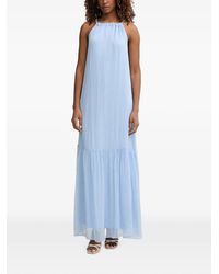 Haveone - Tiered Halterneck Maxi Dress - Lyst
