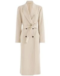 Brunello Cucinelli - Lightweight Water-Resistant Cashmere Belted Coat With Monili - Lyst