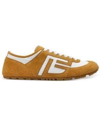 Balmain - Racer 45 Suede-Panel Sneakers - Lyst