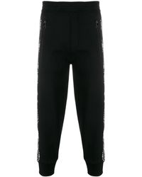 Neil Barrett Спортивные Брюки С Контрастной Вставкой - Черный