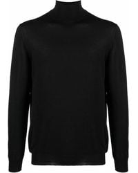 Malo - Roll-Neck Fine-Knit Jumper - Lyst