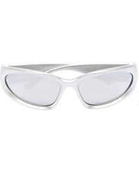 Balenciaga - Swift Sonnenbrille mit ovalem Gestell - Lyst