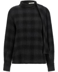 Tela - Blouse Froissée À Détail Foulard - Lyst