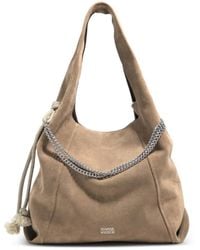 Bimba Y Lola - Chain Drawstring Shoulder Bag - Lyst