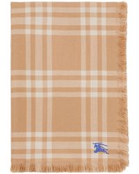 Burberry - Reversible Check-Pattern Scarf - Lyst
